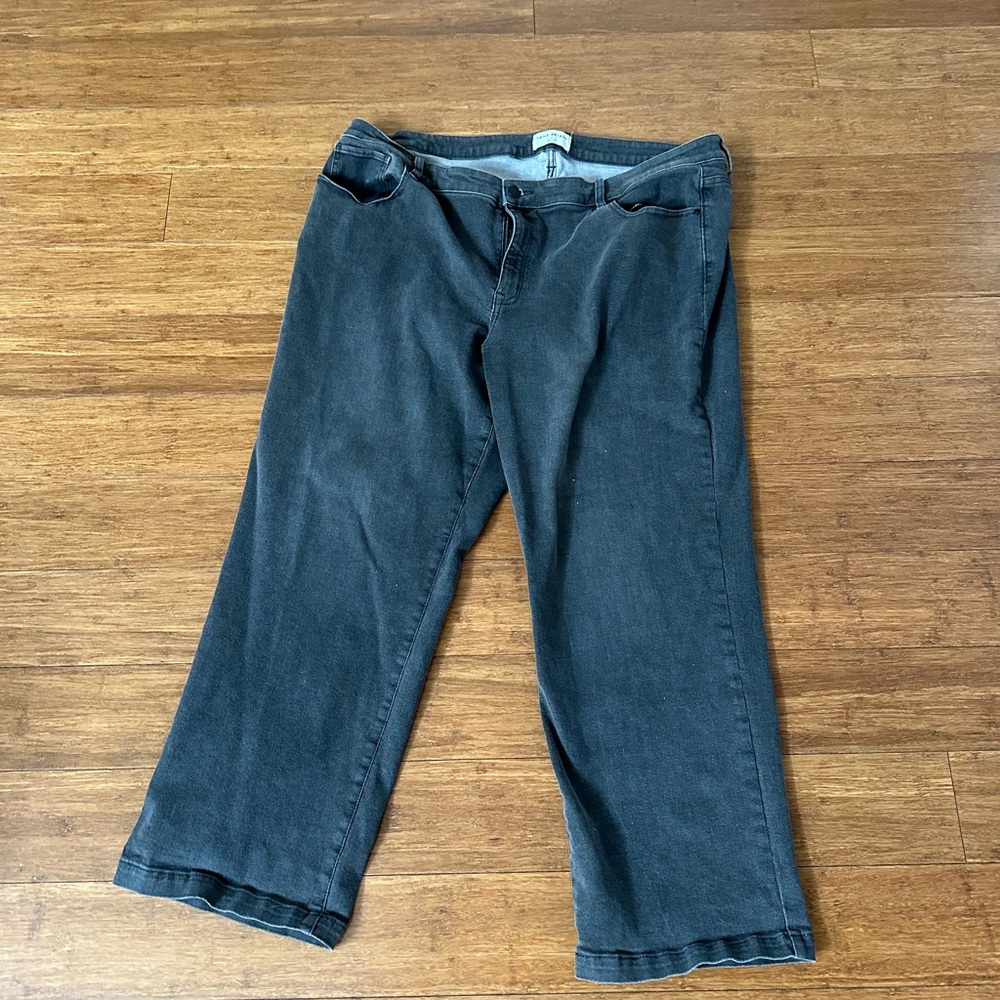 Lane Bryant Charcoal Denim Jeans 26 #2025-2